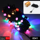 Multi-color LED lights for indoor and outdoor festival decorations, 9 meters